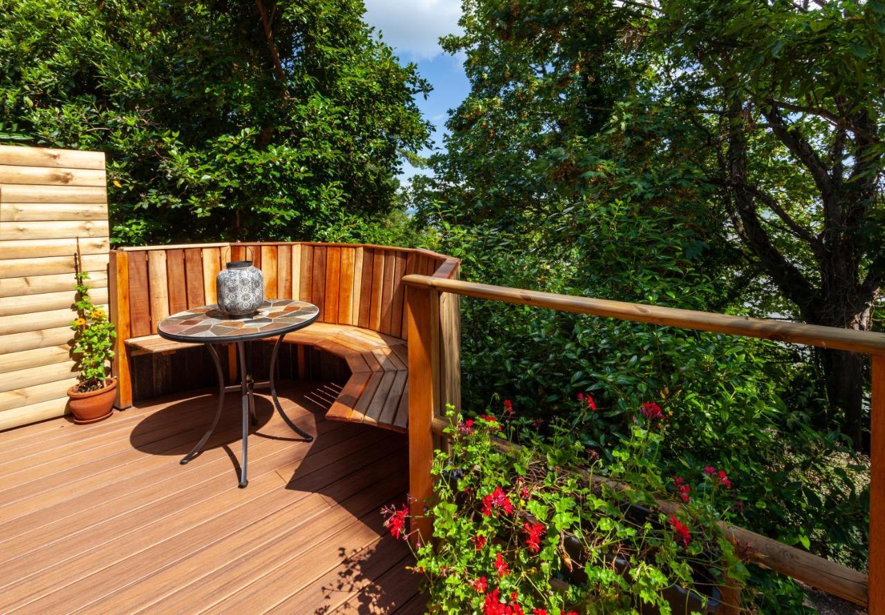 Porthole Log Cabin 曼海德 外观 照片