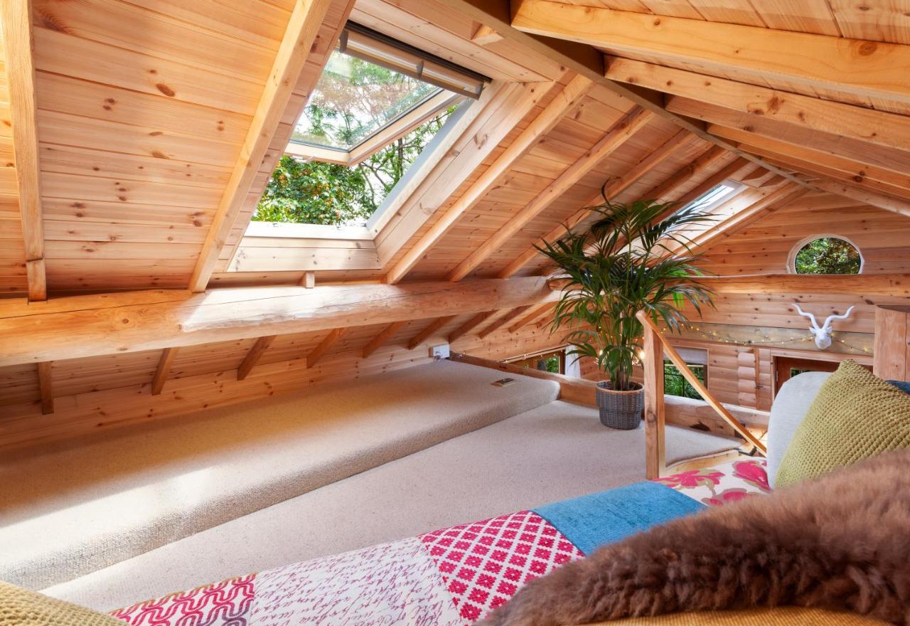 Porthole Log Cabin 曼海德 外观 照片